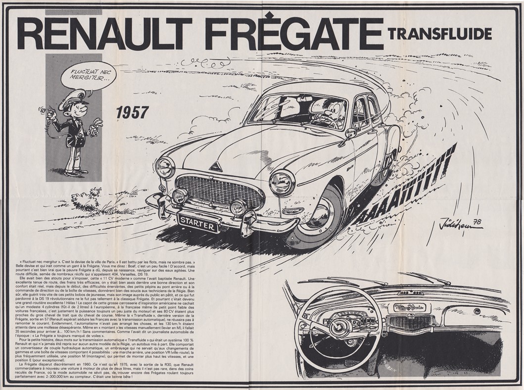 Poster Frégate Transfluide inséré dans le n° 2119 du 23/11/1978 du journal Spirou