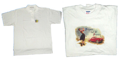 Polo et T-Shirt aux couleurs du Fr&eacute;gate Club de France